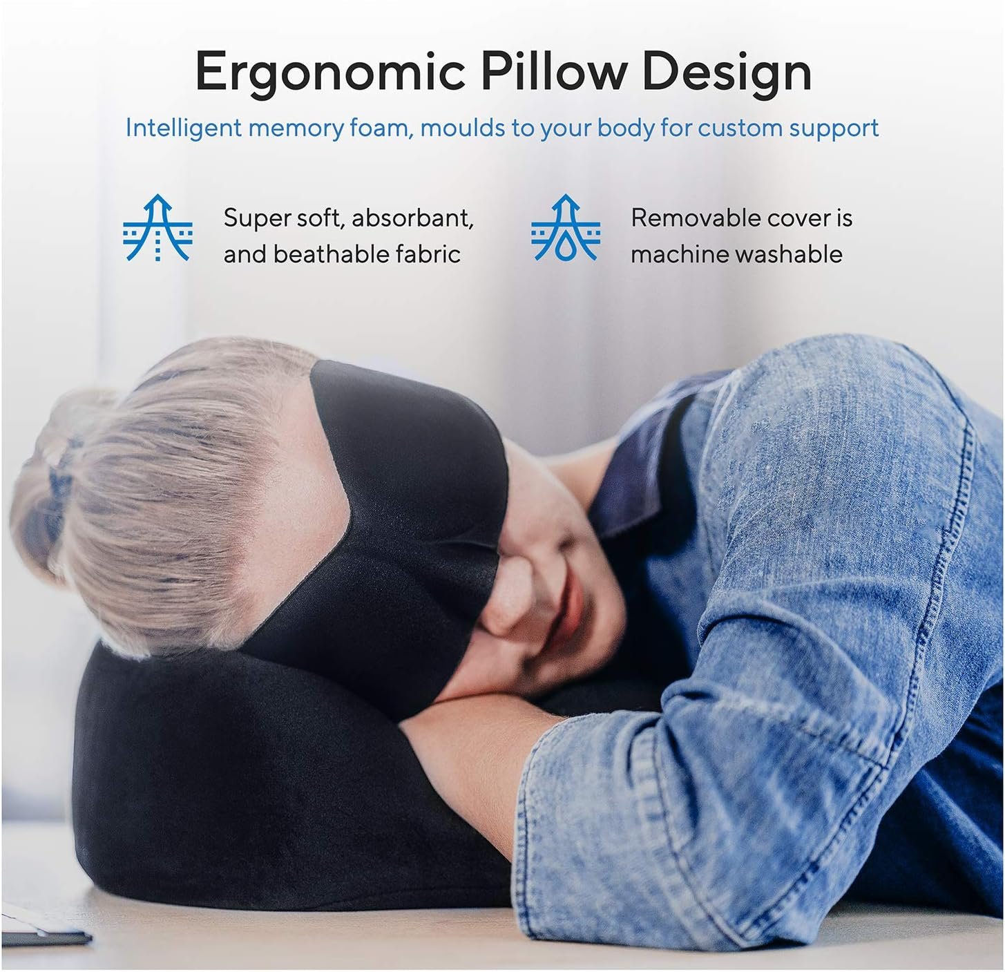 Travel Blanket Luxury Travel Set - Ergonomic Airplane Neck Pillow 100% Pure Memory Foam and Super Soft Fleece Blanket - Premium 3D Sleep Mask  Earplugs - Ultimate 4-in-1 Travel Kit Black