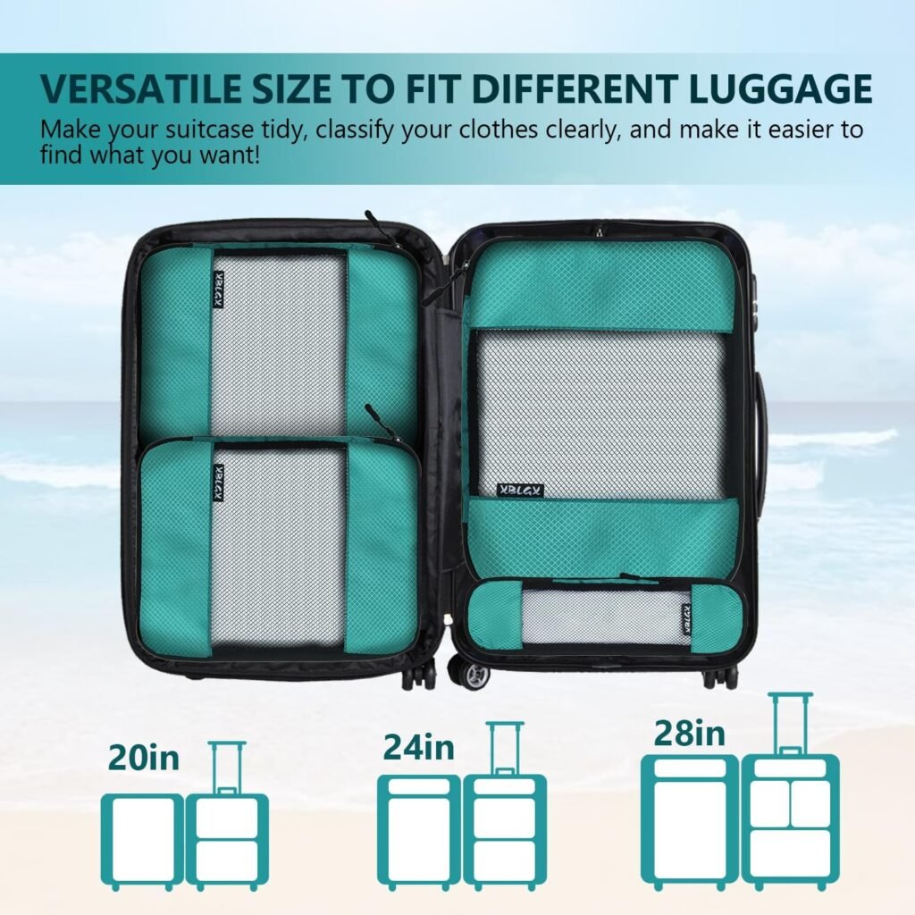 Compression Packing Cubes for Suitcases,5 Set Travel Essentials, Lightweight Luggage Organizer Bags, Travel Cubes for Carry on Compression Packing Cubes for Suitcases,5 Set Travel Essentials, Lightweight Luggage Organizer Bags, Travel Cubes for Carry on